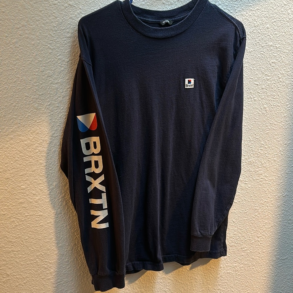 Brixton navy blue long sleeve